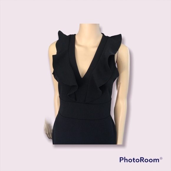 Beautiful Black Midi Dress - Picture 4 of 5